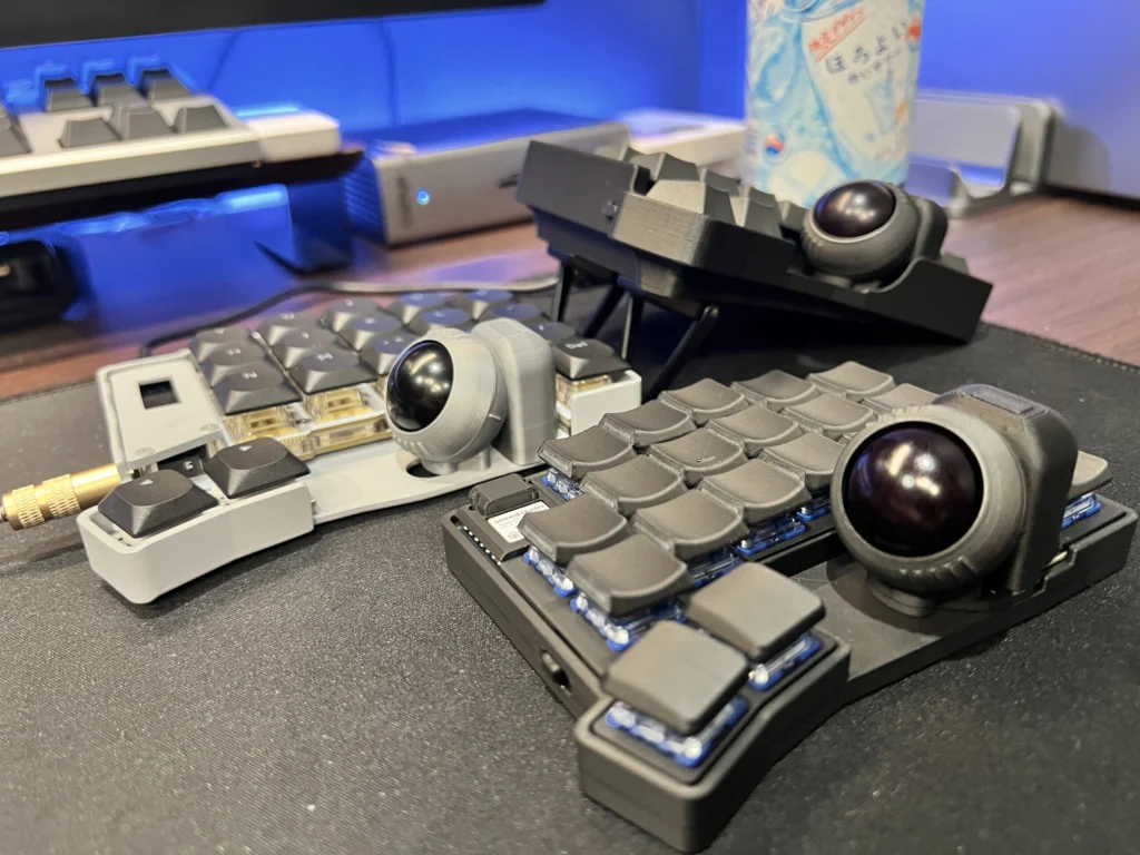 分離キーボードはテンティングで変わる！3パターンのテンティングを