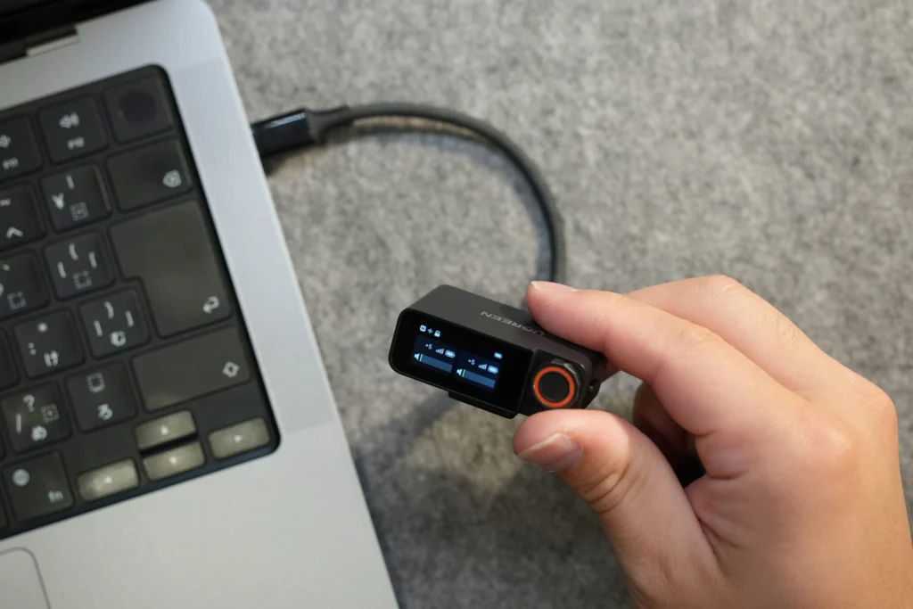 レビュー】「UGREEN Mic6」10m以上離れても声がクリア｜2人同時に録